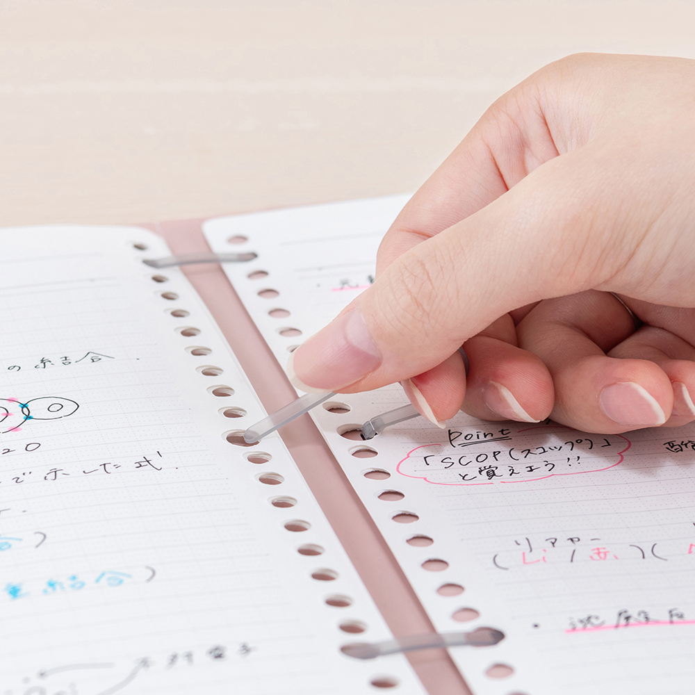 累計出荷数2万冊突破！フラットが心地いいバインダーノート